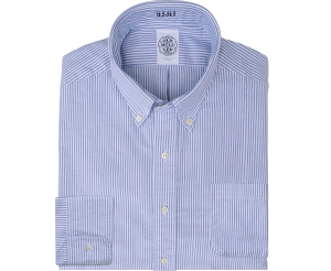 Classic Oxford Cloth Blue & White Stripe Button Down Shirt